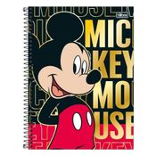 Caderno Universitario Mickey Mouse Pose 1M 80Fls Tilibra