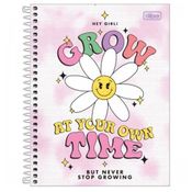 Caderno Universitario Good Vibes Margarida 1M 80Fls Tilibra