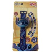 Relógio Digital Projetor Infantil - Stitch - Toyng