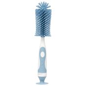 Escova Para Mamadeiras Silicone Azul Buba