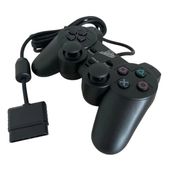 Controle com Fio Compativel Playstation 2 Preto