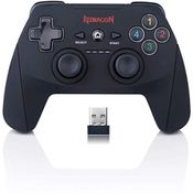 Controle sem Fio PC Gamer Redragon Harrom G808 Preto