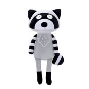 Pelúcia Metoo Guaxinim Cinza e Preto 22,8cm