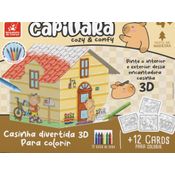 CASINHA P/ COLORIR CAPIVARA COZY & COMFY - BRINCADEIRA DE CRIANÇA