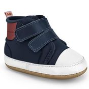 Tênis Abotinado Baby Afeto Joy Bibi Naval 1124224