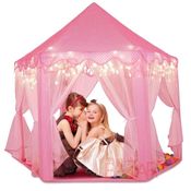 Super Barraca Infantil Tenda Iluminada Com LED Castelo Das Princesas Grande DMT5875