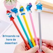 Miniaturas Os Smurfs Boneco Dedoche Em Vinil Peyo 5 Peças