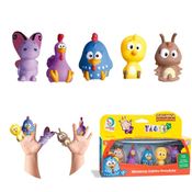 Miniaturas Galinha Pintadinha Boneco Dedoche Vinil 5 Peças