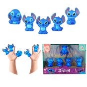 Miniaturas Stitch Disney 5 Dedoches Banho Bonecos Em Vinil