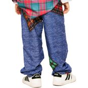 Calça Jeans com Retalhos Infantil para Festa Junina Menino