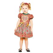 Vestido Roupa Quadrilha Festa Junina para Bebê Infantil Menina Chica Baby