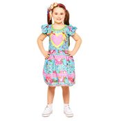 Vestido Infantil Festa Junina Quadrilha Menina Caipirinha Mariquinha