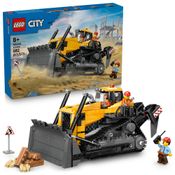LEGO - City Big Vehicles - Trator De Esteira Amarelo - 60466