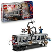 LEGO - Super Heroes Marvel - Cena De Homem-Aranha Vs. Doc Ock No Trem Do Metrô - 76321