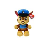 Pelúcia Chase Ty Beanie Babies Patrulha Canina 20cm Original Fofinha Macia e Segura Para Crianças