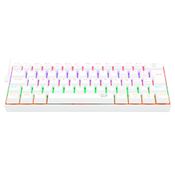 Teclado gamer Mitra Branco RGB Switch Vremelho K551W-RGB