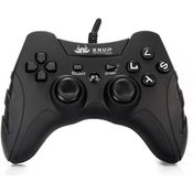 Controle Joystick Knup Compatível Com Pc E Ps3 (Preto)