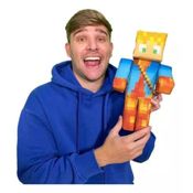 Boneco Youtuber Lopers Minecraft 35 Cm