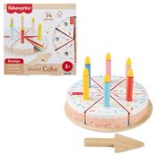 Brinquedo Interativo - Fisher Price - Bolo De Aniversário De Madeira - Unissex