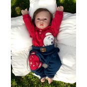 Bebê Reborn Juninho – Original, Realista, Corpo em Silicone, 45cm