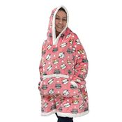 Cobertor Com Mangas Adulto I Love Cats Gatinhos, Zona Criativa, Hoodie Oversized Original