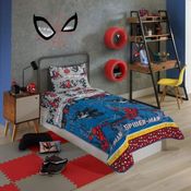 Jogo de Lençol Infantil Homem Aranha Spider Man Solteiro 2 Peças