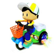 Brinquedo Divertido Baby Boneco Com Bicicleta Que Empina