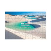 Quebra Cabeça Supresa de Presente Lençóis Maranhenses 150 peças MDF