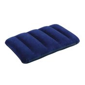 Travesseiro Inflável Intex Camping Viagem Cama Colchão Praia