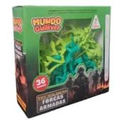 Mundo Gulliver - Forças Armadas - Soldados Brasileiros com 36 Figuras