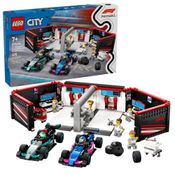 Lego City Garagem F1 E Carros Da Mercedes-AMG E Alpine 60444