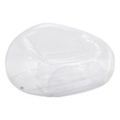 Poltrona Sofá Inflável Beanless Individual Transparente Intex
