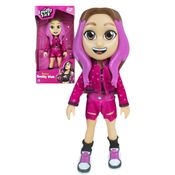 Boneca Emilly Vick Família Dos Rosa 25cm Original, Baby Brink, Vinil Articulada Youtuber
