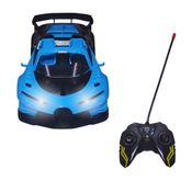 Carrinho de Controle Remoto Carro Esportivo Bugatti Azul