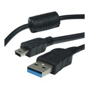 Cabo Usb 3.0 X Mini Usb (v3) 3m P/ Controle Ps3 3 Metros XC-CAB5 X-cell