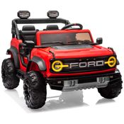 Mini Caminhonete Elétrica Ford Bronco 24V para Crianças, 2 Lugares, Controle Remoto, Suspensão nas 4 Rodas.First Ride On