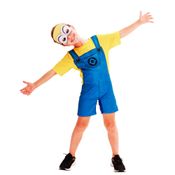 Fantasia Infantil Premium Minions Original com Máscara