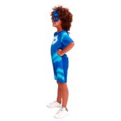 Fantasia Infantil Premium PJ Masks Menino Gato Original com Máscara
