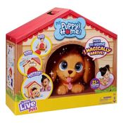 Little Live Pets Pelucia Interativa Cachorro Puppys - Casa dos Filhotes Magica – 25 Sons e Reações - Fun