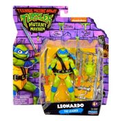 Tartarugas Ninjas Caos Mutante  - Leonardo 11 cm Articulado C/ Acessorios  - Sunny