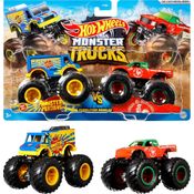 Hot Wheels Monster Trucks Veículo Escala 1:64 com 02 unidades Sortidas Mattel
