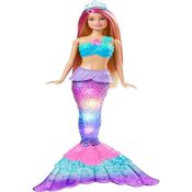 Barbie Fantasy Dreamtopia Sereia com Luzes Brilhantes Mattel