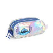 Estojo Escolar Luxcel Stitch Prata