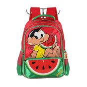 Mochila de Costas Luxcel Turma da Mônica Magali Vermelho