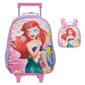 Kit Mochila de Rodinha Lancheira Xeryus Ariel X1 Colorido