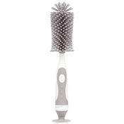 Escova Buba Para Mamadeira e Chupeta Em Silicone Cinza