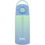 Copo Garrafa Termica Infantil com Canudo AÇO INOX 400ML Buba
