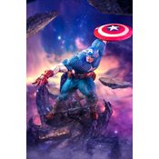 Capitão América DLX Infinity Gauntlet Diorama Iron Studios