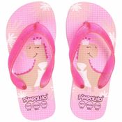 Sandália Praiana Kids Rosa Dinossaura Menina Pimpolho