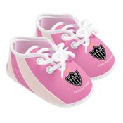 Chuteira Bebê Atlético MG Rosa Oficial - Torcida Baby